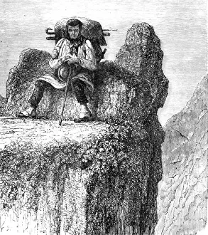 Germany Europe Prints: Guide in the Hartz; From Alsace to the Hartz, 1875. Creator: Unknown