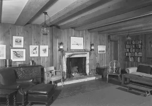 Guido R. Rahr, residence in Manitowoc, Wisconsin, 1945. Creator: Gottscho-Schleisner, Inc