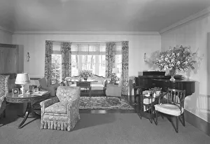 Mansion House Prints: Guido R. Rahr, residence in Manitowoc, Wisconsin, 1945. Creator: Gottscho-Schleisner, Inc