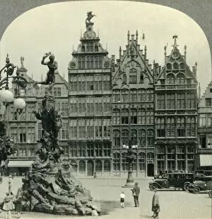 Antwerp Collection: Guild House on the Grande Place, Antwerp, Belgium, c1930s. Creator: Unknown