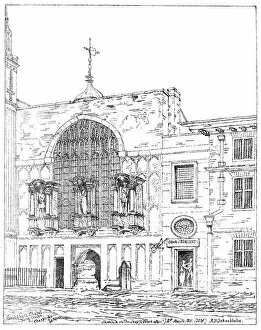 Guildhall Chapel, King Street, Cheapside, London, 1886