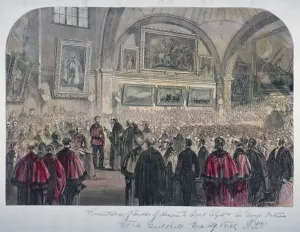 James Outram Prints: Guildhall Council Chamber, City of London, 1861