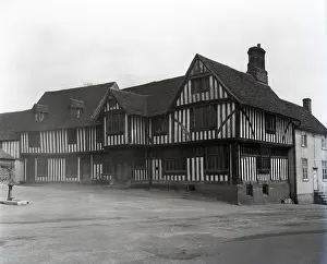 Listed Building Prints: Guildhall, Lavenham, Suffolk, c1955. Creator: Arthur Charles Kirby Ware