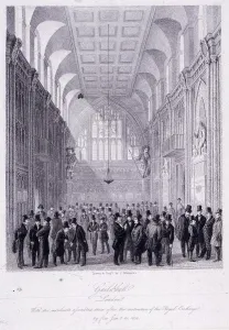 Matthews Prints: The Guildhall, London, 1838. Artist: C Matthews