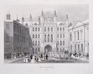 Guildhall, London, 1855. Artist:s Lacey