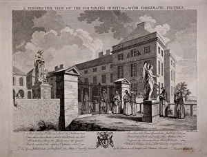 Guilford Street, St Pancras, London, 1749. Artist: Michael Angelo Rooker