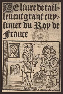 Cuisine Gallery: Guillaume Tirel, dit Taillevent (Le Viandier), 16th century. Artist: Anonymous