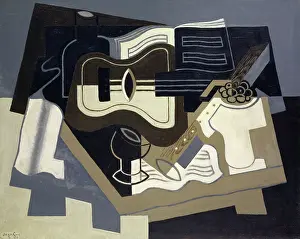 Juan Prints: Guitar and Clarinet, 1920. Creator: Juan Gris
