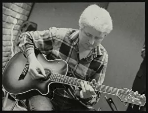 Hertfordshire Gallery: Guitarist Dave Cliff playing at The Fairway, Welwyn Garden City, Hertfordshire, 28 April 1991