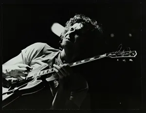 Wavendon Prints: Guitarist John Etheridge playing at The Stables, Wavendon, Buckinghamshire. Artist
