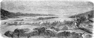 Windmills Prints: The Gulf of Finland from Lorisa (Russia), 1854. Creator: Unknown
