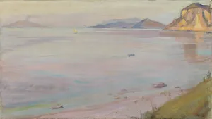 Tranquil Prints: Gulf of Naples, 1905. Creator: Magnus Enckell