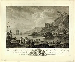 Gulf near Naples, 1754/1808. Creator: Adrian Zingg