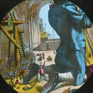 Jonathan Prints: Gulliver is measured for a suit of clothes