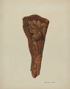 Gun Holster, c. 1936. Creator: Eva Fox