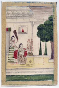 Raga Prints: Gunakali Ragini, Ragamala Album, School of Rajasthan, 19th century