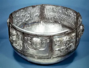 Cernunnos Collection: Gundestrup Cauldron, Celtic ritual vessel, 2nd century BC