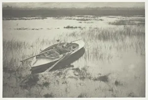 Gunner Working Up to Fowl, 1886. Creator: Peter Henry Emerson