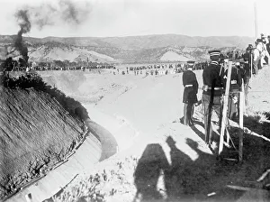 Gunnison River Project...Canal Under 2000 Feet Water To Uncomphagre [sic] Valley... 1912. Creator: Harris & Ewing. Gunnison River Project...Canal Under 2000 Feet Water To Uncomphagre [sic] Valley... 1912. Creator: Harris & Ewing