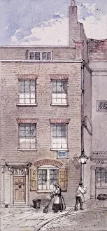 James Findlay Prints: Gunpowder Alley, London, c1850. Artist: James Findlay