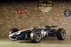 Gurney Eagle Racing Car 1966 Prints: Gurney Eagle racing car 1966. Artist: Simon Clay