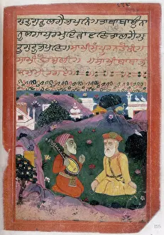 Beards Prints: Guru Nanak Janam shakhi, illustrated manuscript, 1733 Creator: Unknown