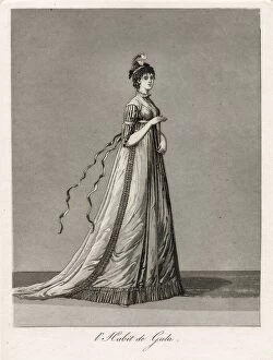 Figures Collection: Gustaf III's national costume/Swedish costume, 1780s. Creator: Johan Abraham Aleander