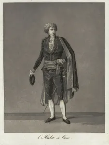 Chivalry Prints: Gustaf III's national costume/Swedish costume, 1780s. Creator: Johan Abraham Aleander
