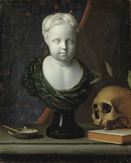 Gustav (1683-85), Prince of Sweden, Son of King Karl XI, 1686. Creator: After Nicolaes Millich