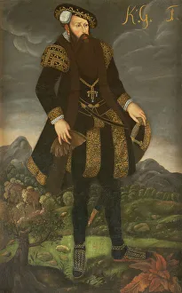 House Of Vasa Prints: Gustav I, 1497-1560, King of Sweden, c16th century. Creator: Anon