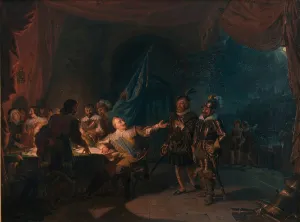 Gustav II Adolf of Sweden in Wurzburg. Artist: Ekman, Robert Wilhelm (1808-1873)