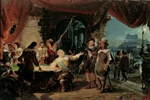 Gustav Adolf Prints: Gustav II Adolf and His War Council at Würzburg