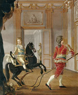 Rocking Horse Prints: Gustav IV Adolf, 1778-1837, King of Sweden, 1784. Creator: Carl Fredrik von Breda