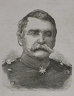 Iron Cross Prints: Gustav von Alvensleben (1803-1881), Prussian general, 1870. Creator: Unknown