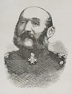 Sideburns Prints: Gustav von Manstein (Albert Ehrenreich Gustav von Manstein) (1805-1877)