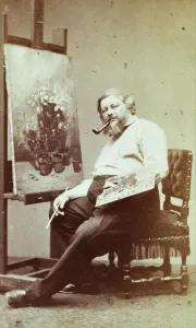 Gustave Courbet Collection: Gustave Courbet, 1860s. Creator: Carjat, Etienne (1828-1906)