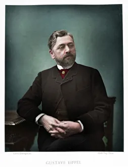 Engineer Prints: Gustave Eiffel, French engineer, 1880. Artist: Eugene Pirou