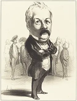 Gustave Sautayra, 1849. Creator: Honore Daumier