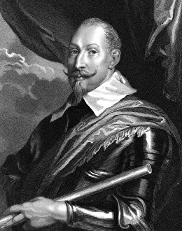 Gustavus Adolphus, 17th century King of Sweden, c1835