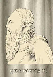 Administration Gallery: Gustavus I, (1496-1560), 1830. Creator: Unknown
