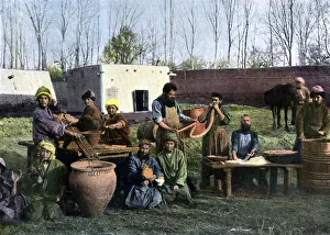 L Boulanger Prints: Gut-dressing works, Bukhara, Uzbekistan, c1890