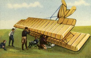 Glider Prints: Gutermuths glider, 1912, (1932). Creator: Unknown