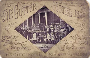 Outdoor Prints: The Gutter Hotel, Aldersgate Street, City of London, 1866