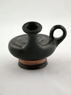 Guttus (Pouring Vessel), 330-300 BCE. Creator: Unknown