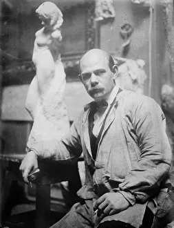Borglum Gutzon Prints: Gutzon Borglum, between c1910 and c1915. Creator: Bain News Service