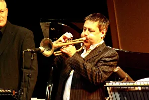 Barker Collection: Guy Barker, English jazz trumpeter and composer, Brecon, August 2009. Artist: Brian O Connor