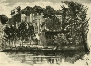 Warwick Prints: Guys Cliff, 1898. Creator: Unknown