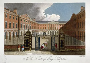 Stretcher Case Collection: Guys Hospital, Southwark, London, c1800. Artist: John Pass