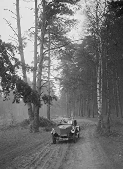 Junior Car Club Prints: GWK taking part in the JCC General Efficiency Trial, Oxshott Woods, Surrey, 1923