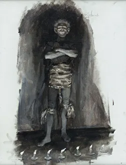 Grinning Prints: Gwynplaine. The man who laughs, c1886. Creator: Georges Antoine Rochegrosse